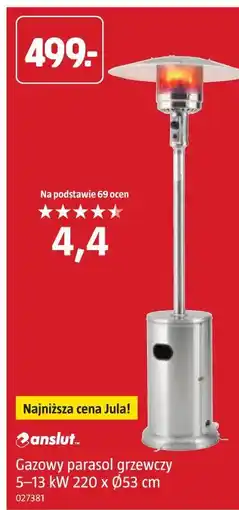 Jula anslut Gazowy parasol grzewczy 5-13 kW oferta