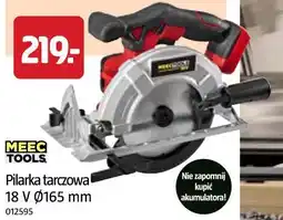 Jula Pilarka tarczowa 18 V Ø165 mm MEEC TOOLS oferta