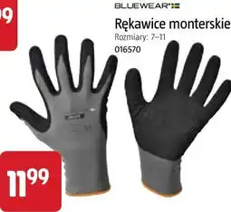 Jula Rękawice monterskie BLUEWEAR oferta