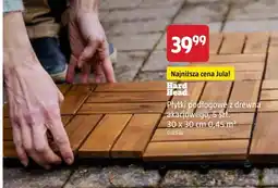 Jula Hard Head Płytki podłogowe z drewna akacjowego, 5 szt oferta