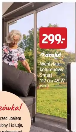 Jula Anslut Wentylator kolumnowy Smart 117 cm 45 W oferta