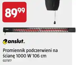 Jula anslut Promiennik podczerwieni na ścianę 1000 W 106 cm oferta