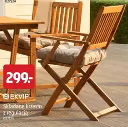 Jula EKVIP Składane krzesło z regulacją oferta