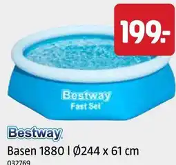 Jula Bestway Basen 1880 l Ø244 x 61 cm oferta