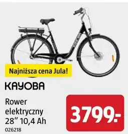 Jula KAYOBA Rower elektryczny 28 10,4 Ah oferta