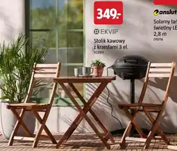 Jula EKVIP Stolik kawowy z krzesłami 3 el oferta