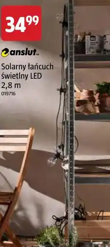 Jula Anslut Solarny łańcuch świetlny LED 2,8 m oferta