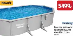 Jula Bestway Basen ze stalowymi ściankami 19929 l 610x366x122 cm oferta