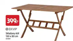 Jula EKVIP Składany stół 130 x 80 cm oferta