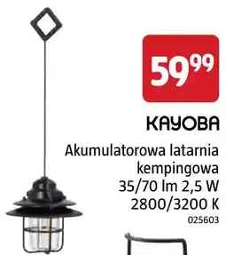 Jula KAYOBA Akumulatorowa latarnia kempingowa 35/70 lm 2,5 W 2800/3200 K oferta