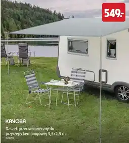 Jula KAYOBA Daszek przeciwsłoneczny do przyczepy kempingowej 3,5x2,5 m oferta