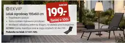 Jula Ekvip Leżak ogrodowy 195x60 cm oferta