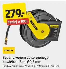 Jula Bęben z wężem do sprężonego powietrza Stanley 15 m Ø9,5 mm oferta