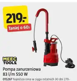 Jula Meec Tools Pompa zanurzeniowa 83 l/min 550 W oferta