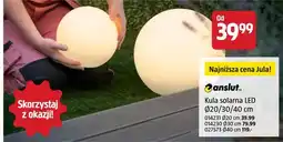 Jula Kula solarna LED Ø20/30/40 cm Anslut oferta