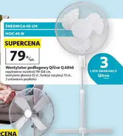 Auchan Wentylator podłogowy Qilive Q.6846 oferta