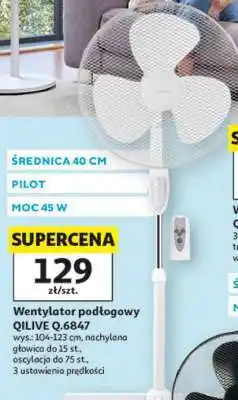 Auchan Wentylator podłogowy QILIVE Q.6847 oferta