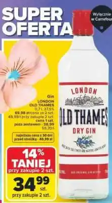 Carrefour Gin LONDON OLD THAMES oferta