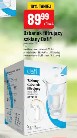 Polomarket Dzbanek filtrujący szklany Dafi oferta