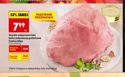 Biedronka Szynka wieprzowa bez kości pakowana próżniowo Kraina Mięs oferta