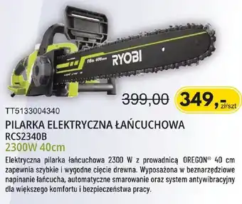 Ryobi pilarka elektryczna łańcuchowa rcs2340b