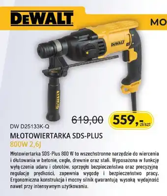 Dewalt młotowiertarka sds-plus