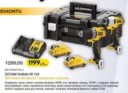 Unimet Zestaw dewalt xr 12v wiertarko-wkrętarka i zakrętarka udarowa oferta