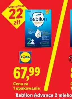 Lidl Bebilon Advance 2 mleko oferta