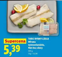 Lidl Miruna nowozelandzka, filet bez skóry oferta