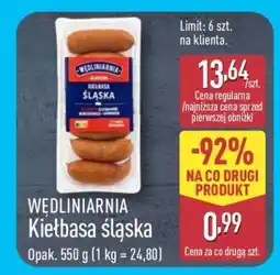 ALDI WĘDLINIARNIA Kiełbasa śląska oferta