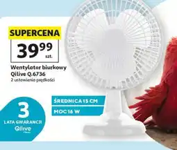Auchan Wentylator biurkowy Qilive Q.6736 oferta