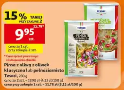 Auchan Pinsa z oliwą z oliwek klasyczna lub pełnoziarnista oferta