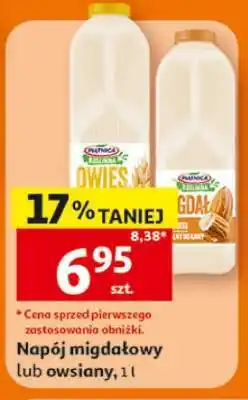 Auchan Napój migdałowy lub owsiany oferta