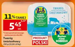 Auchan Twaróg śmietankowy oferta