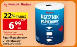 Auchan Ręcznik papierowy 2-warstwowy oferta