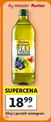 Auchan Olej z pestek winogron oferta