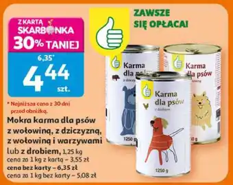 Auchan Karma dla psów oferta