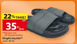 Auchan Klapki męskie oferta