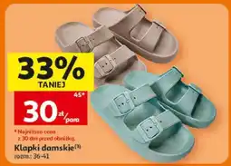 Auchan Klapki damskie oferta