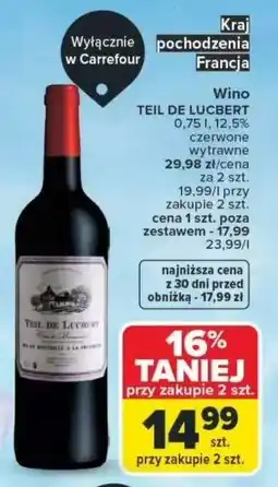 Carrefour TEIL DE LUCIBERT oferta