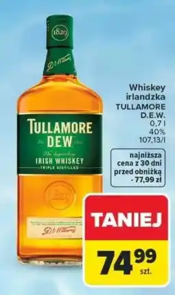 Carrefour Tullamore D.E.W oferta