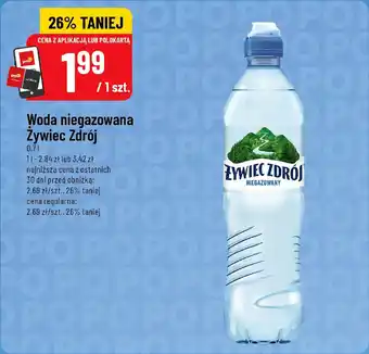 Woda niegazowana Żywiec Zdrój