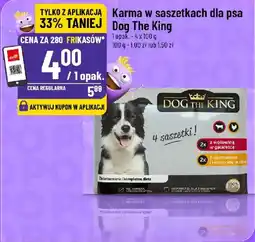 Polomarket Karma w saszetkach dla psa Dog The King oferta