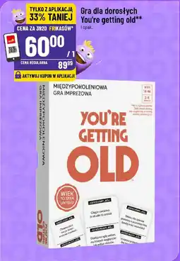 Polomarket Gra dla dorosłych You're getting old oferta