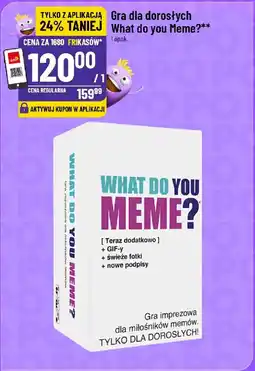 Polomarket Gra dla dorosłych What do you Meme? oferta