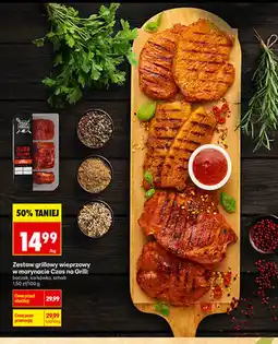 Biedronka Zestaw grillowy wieprzowy w marynacie Czas na Grill: boczek, karkówka, schab oferta