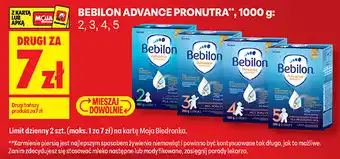 Biedronka Bebilon Advance Pronutra oferta