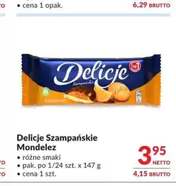 Makro Delicje Szampańskie pomarańczowe Mondelez oferta