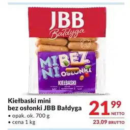 Makro Kiełbaski mini bez osłonki JBB Bałdyga oferta