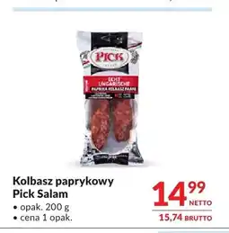 Makro Kolbasz paprykowy Pick Salam oferta